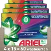 4x Ariel 3in1 Wasmiddel Pods Color 15 stuks