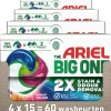 4x Ariel 3in1 Wasmiddel Pods The Big One Color 15 stuks