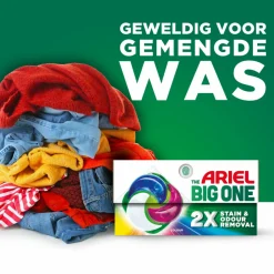 4x Ariel 3in1 Wasmiddel Pods The Big One Color 15 stuks