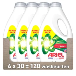 4x Ariel Vloeibaar Wasmiddel Original 30 Wasbeurten 1350 ml