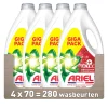 4x Ariel Vloeibaar Wasmiddel +Ultra Vlekverwijderaar 70 Wasbeurten 3150 ml