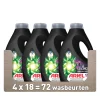 4x Ariel Vloeibaar Wasmiddel +Revita Black 18 Wasbeurten 810 ml