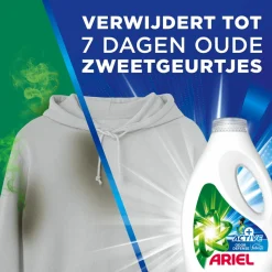 4x Ariel Vloeibaar Wasmiddel +Actieve Odor Defense 70 Wasbeurten 3,15 liter