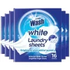 6x At Home Wasdoekjes Witte Was 16 stuks