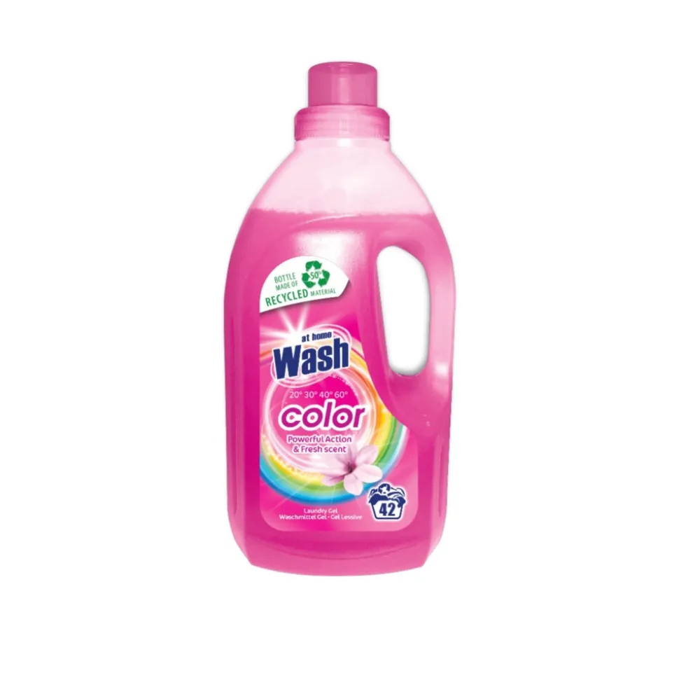 3x At Home Wasmiddel Color 42 Wasbeurten Kleur 1,5 liter