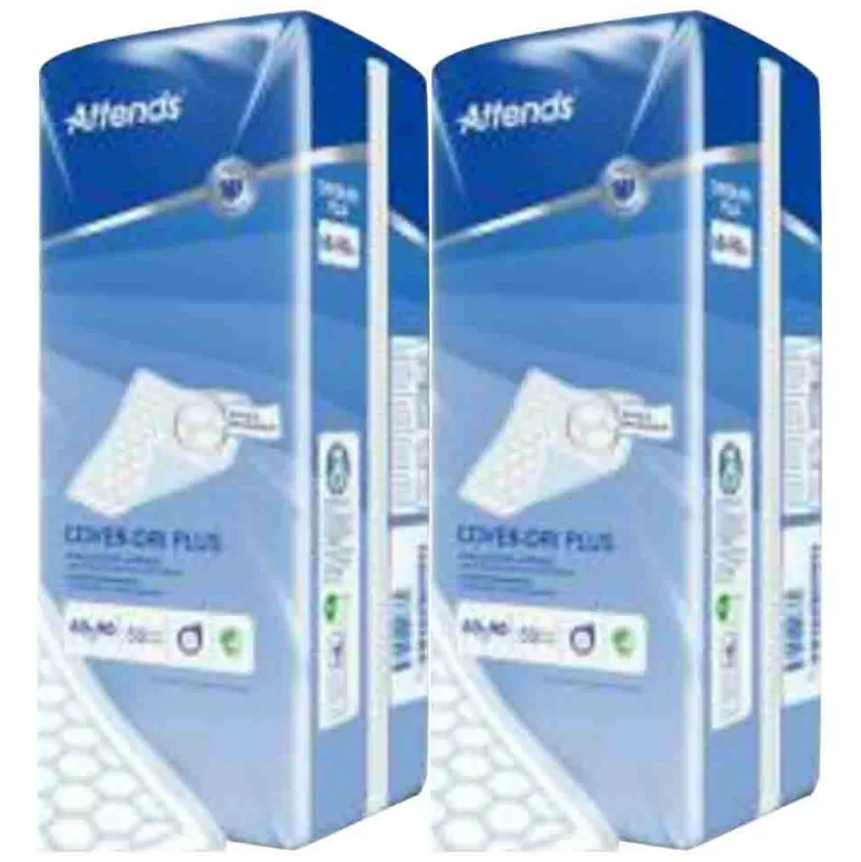 2x Attends Cover Dri Plus 60X90 50 stuks