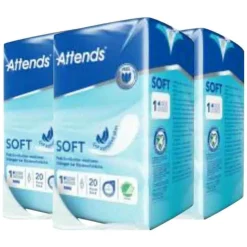 3x Attends Inlegger Soft Mini 1 20 stuks
