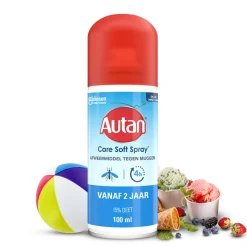 6x Autan Insectenspray Care Soft 100 ml