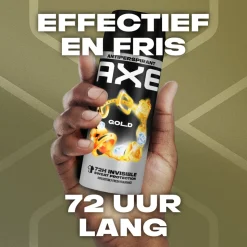 6x Axe Anti-transpirant Spray Gold 150 ml