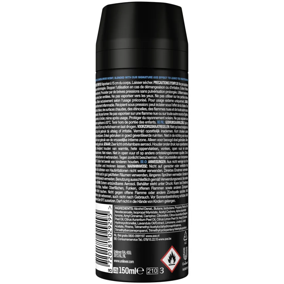 6x Axe Deodorant Bodyspray Click 150 ml