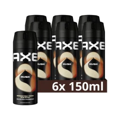 6x Axe Deodorant Bodyspray Musk 150 ml