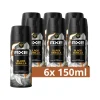 6x Axe Deodorant Bodyspray Black Vanilla 150 ml