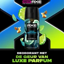 6x Axe Deodorant Bodyspray Aqua Bergamot 150 ml