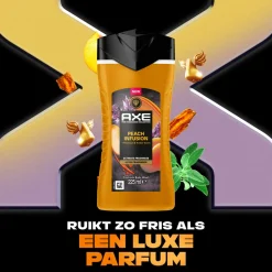 6x Axe Douchegel Peach Infusion 225 ml