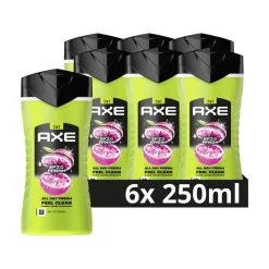 6x Axe 3-in-1 Douchegel Epic Fresh 250 ml