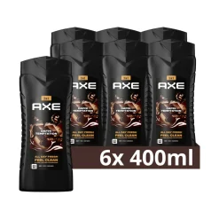 6x Axe 3-in-1 Douchegel XL Dark Temptation 400 ml