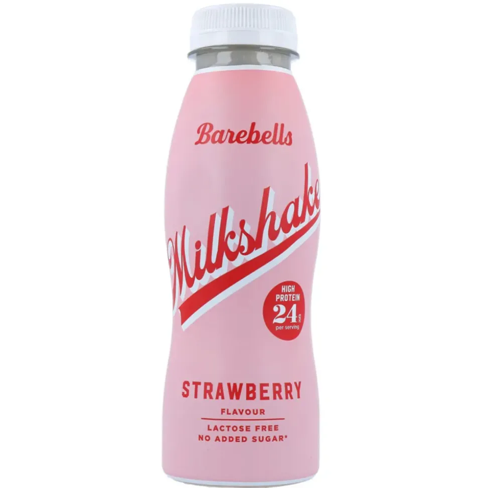 8x Barebells Milkshake Strawberry 330 ml