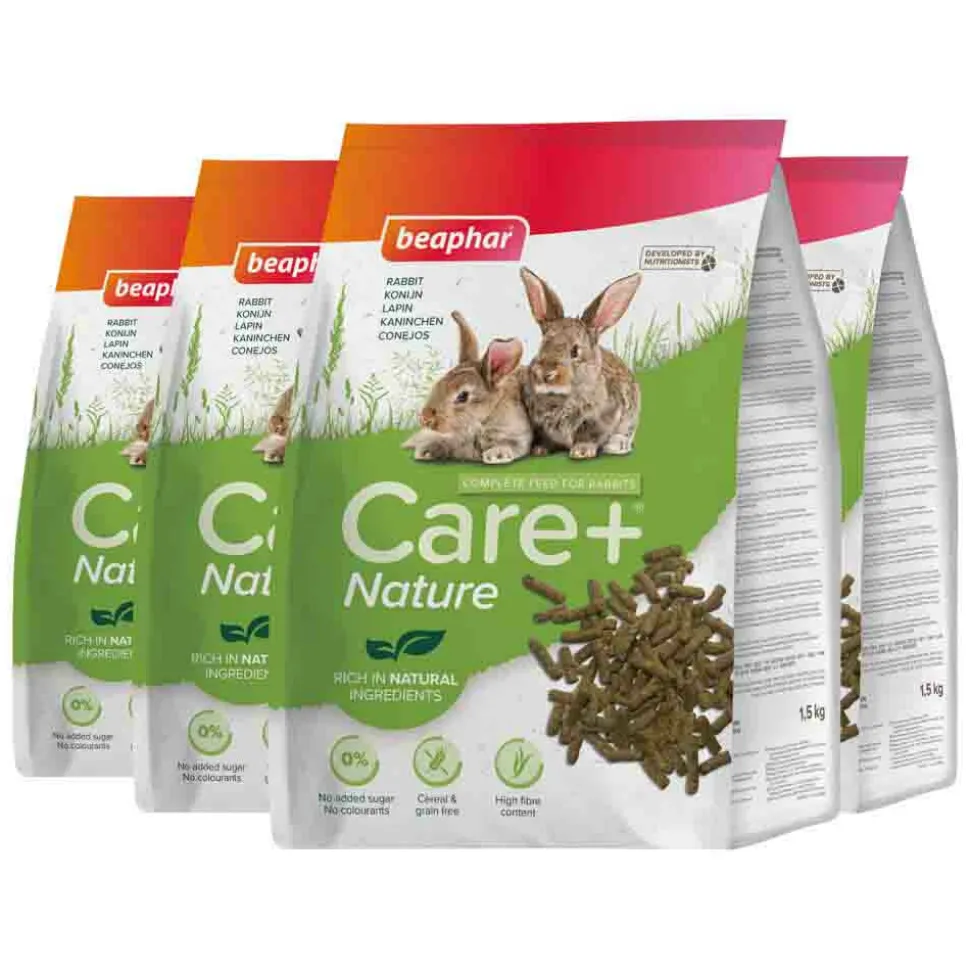 4x Beaphar Care+ Nature Konijn 1,5 kg