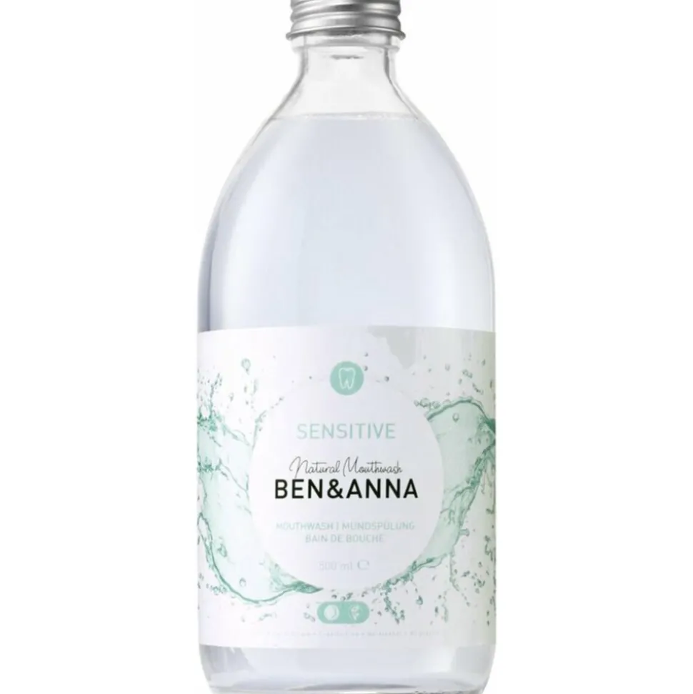 2x Ben & Anna Mondwater Sensitive 500 ml