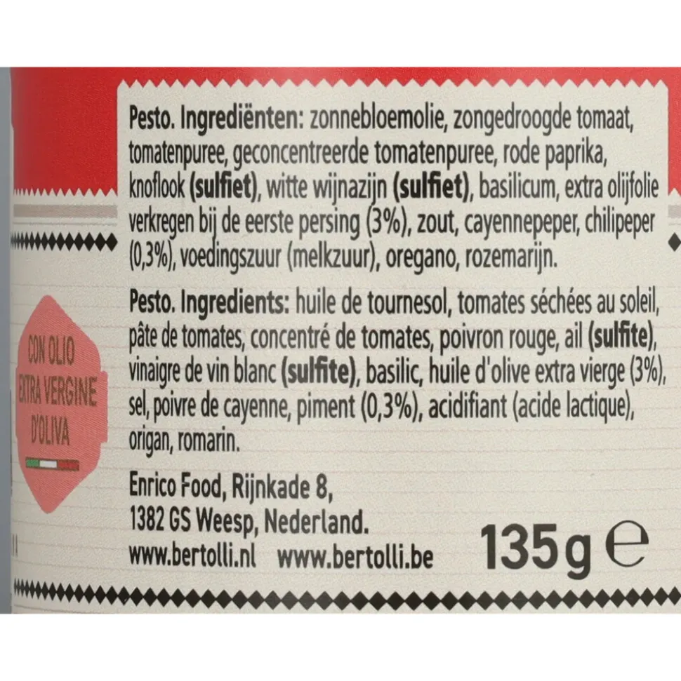 6x Bertolli Pesto Arrabbiata 135 gr