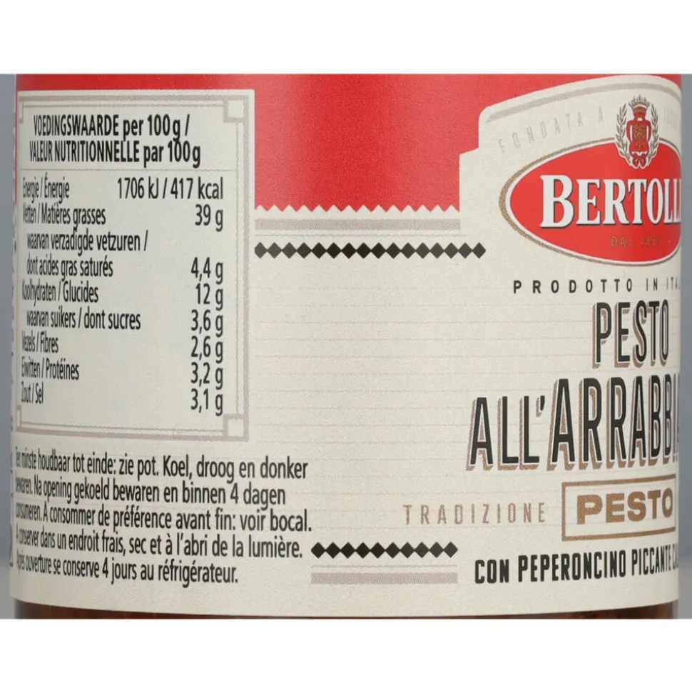 6x Bertolli Pesto Arrabbiata 135 gr