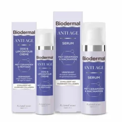 2x Biodermal Oog & Lip Contour crème Anti Age 15 ml