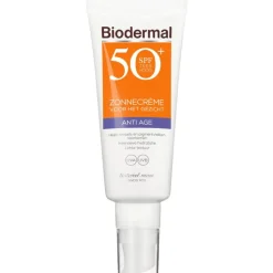 2x Biodermal Zonnecreme Gezicht Anti Age SPF 50+ 40 ml