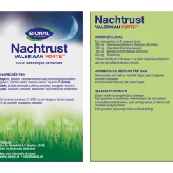 2x Bional Nachtrust Valeriaan Forte 60 capsules