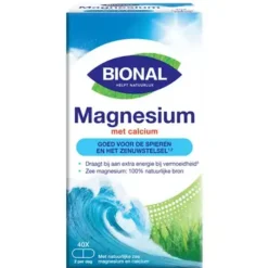 2x Bional Natuurlijk Zee Magnesium met Calcium 40 capsules