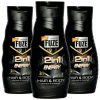 3x Body-X Fuze Douchegel Hair & Body Energy 300 ml