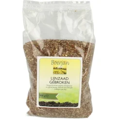3x Boerjan Lijnzaad Gebroken 500 gr