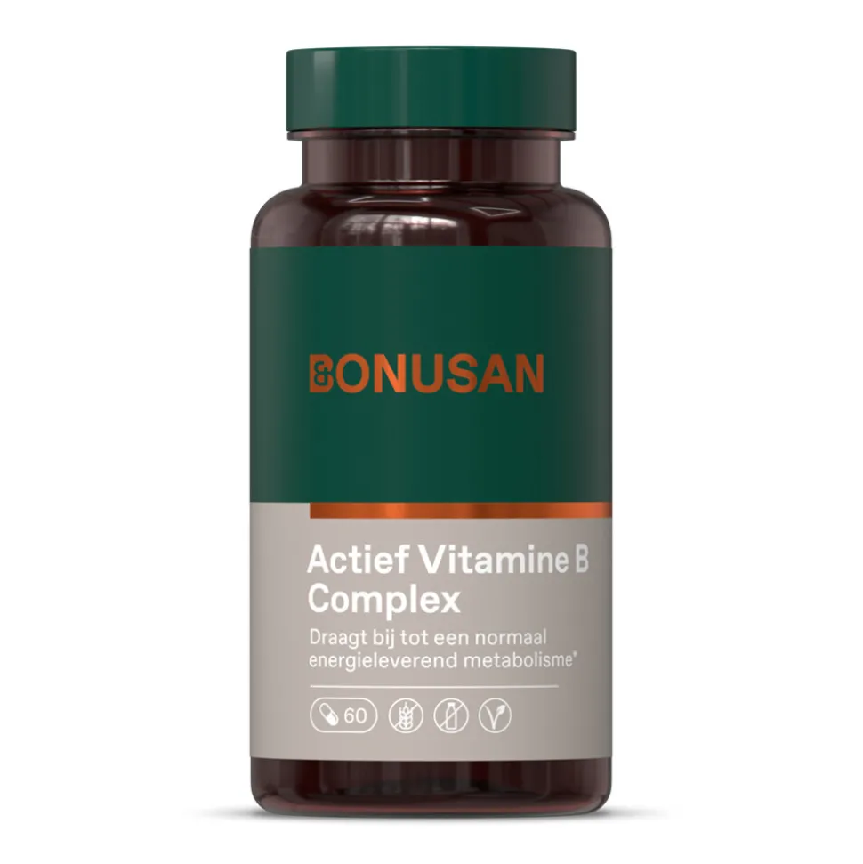 2x Bonusan Actief Vitamine B Complex 60 capsules
