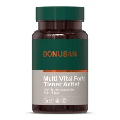 2x Bonusan Multi Vital Forte Tiener Actief 60 vegacapsules