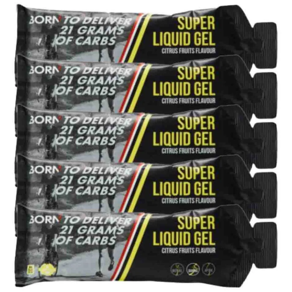 5x Born Drinkgel Super Liquid Citrus 55 ml