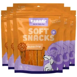 5x Braaaf Reepjes Hondensnack Kip 85 gr