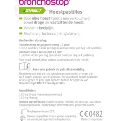 2x Bronchostop Hoestpastilles Direct Met Honing 20 stuks