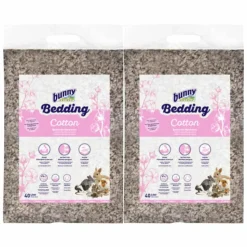 2x Bunny Nature Bodembedekking Katoen 40 liter