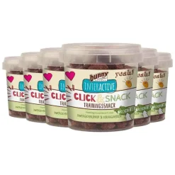 6x Bunny Nature Click En Snack Trainingssnack Groente 30 gr