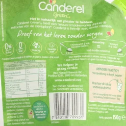 9x Canderel Green Stevia Crunchy 150 gr
