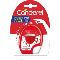 9x Canderel Rood Zoetjes 120 stuks