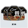 14x Cesar Cuisine in Saus Kuipje Kalkoen en Rund 150 gr