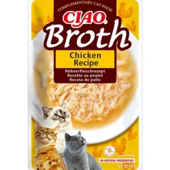 12x Ciao Broth Kattensnack Chicken 40 gr