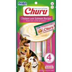 12x Ciao Hondensnack Churu Kip - Zalm 67 gr