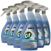 6x Cif Professional Glas -en Interieurreiniger Pro Formula 750 ml