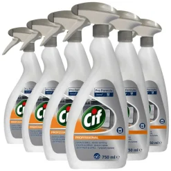 6x Cif Professional Oven -en Grillreiniger Pro Formula 750 ml