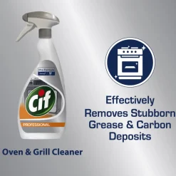 6x Cif Professional Oven -en Grillreiniger Pro Formula 750 ml