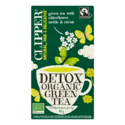 3x Clipper Thee Detox Green Tea 20 stuks