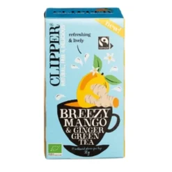 3x Clipper Thee Green Tea Breezy Mango Ginger 20 stuks