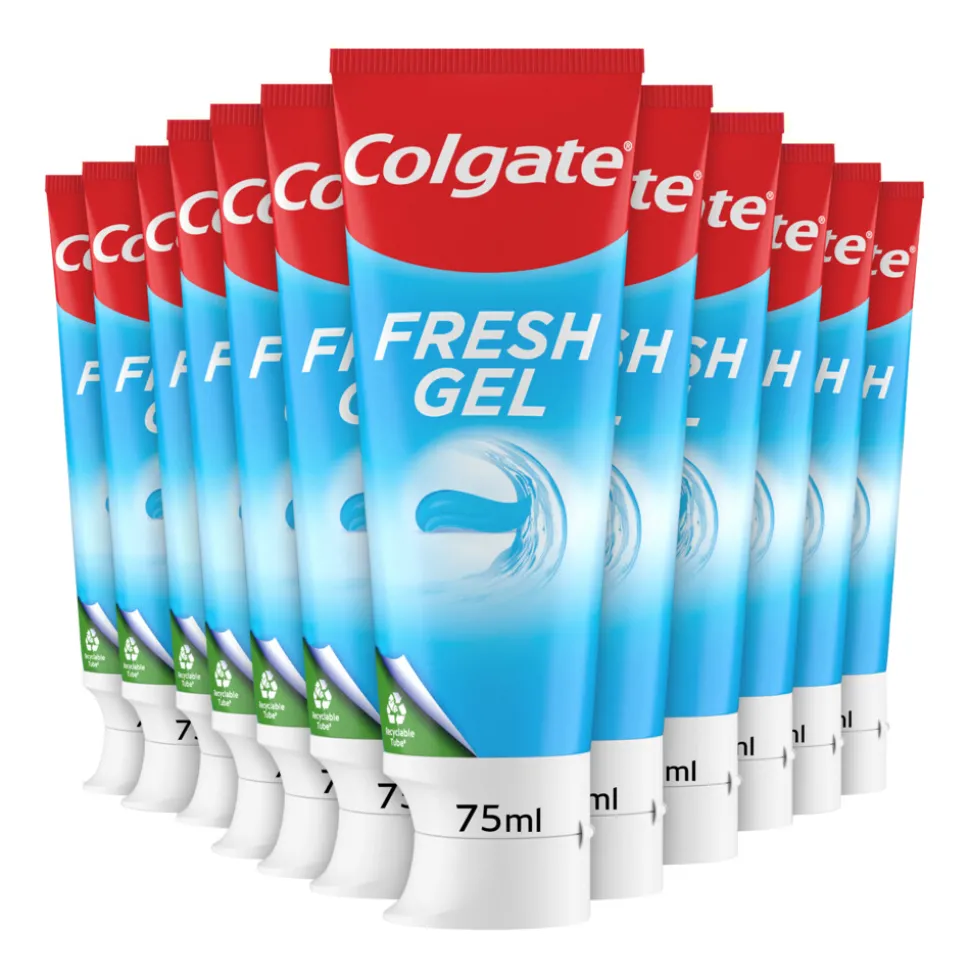 12x Colgate Tandpasta Fresh Gel 75 ml