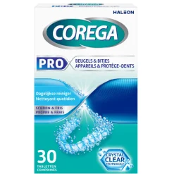 3x Corega Pro Beugels & Bitjes 30 tabletten